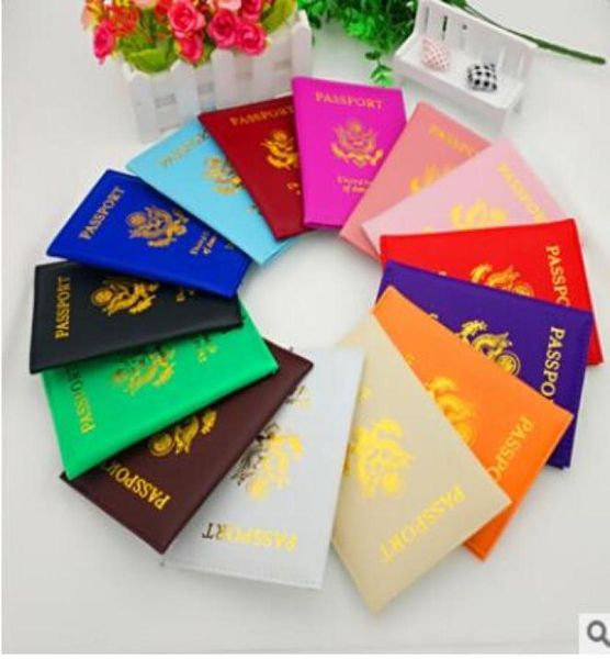 whole travel pu leather passport cover personalised women pink usa passport holder american covers for passport girls pouch6002081